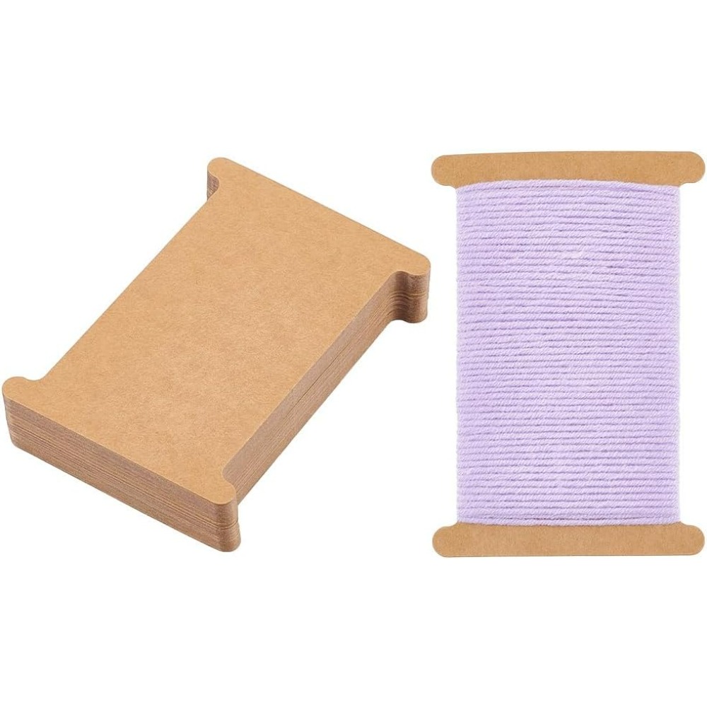 Organza Ribbon Spool - 50pcs 리본 스토리지 주최자 골판지 리본