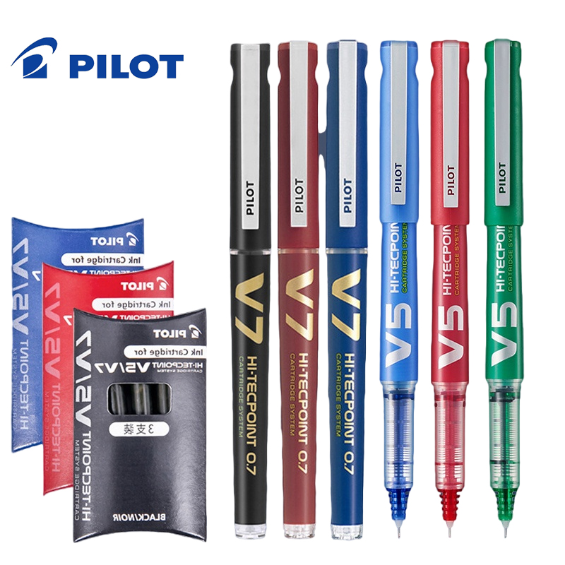 Pilot Pen V5 - 1pcs 파일럿 젤 펜 리필 가능