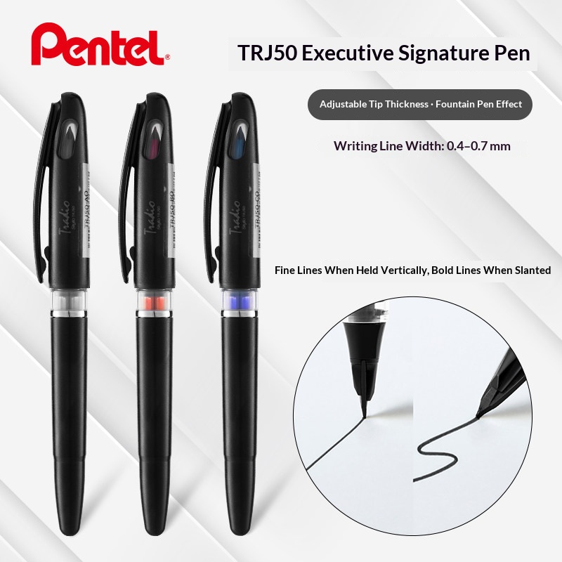 Pentel Pen Sign Pen - 일본 펜텔 TRJ50 트라디오 스틸로 리필형