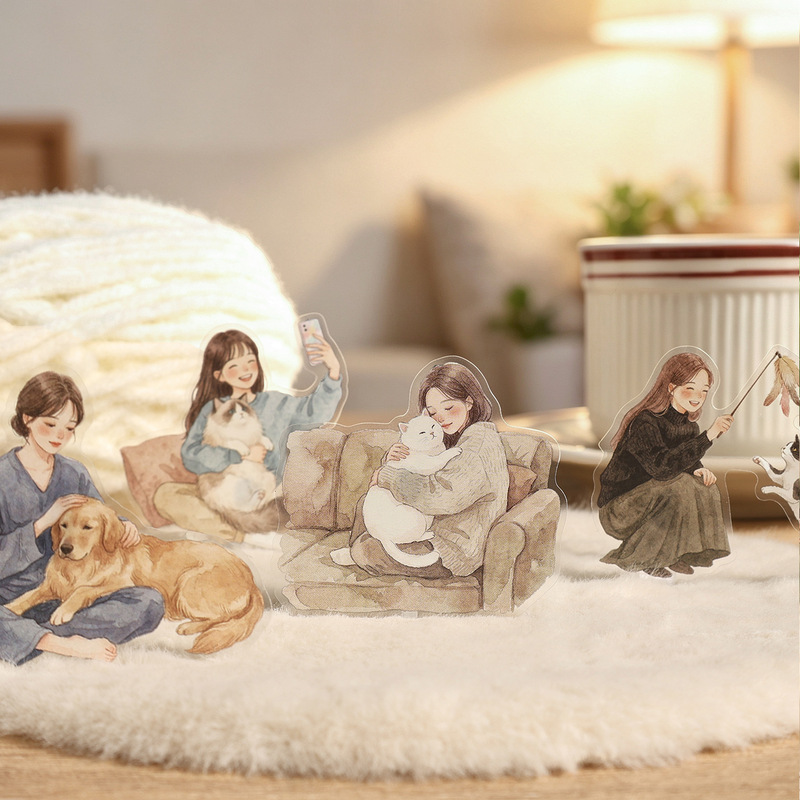 1팩/20개입 따뜻한 분위기의 수채화 손그림 데일리 소 - Embellishments For Scrapbooking 리뷰 및 가격