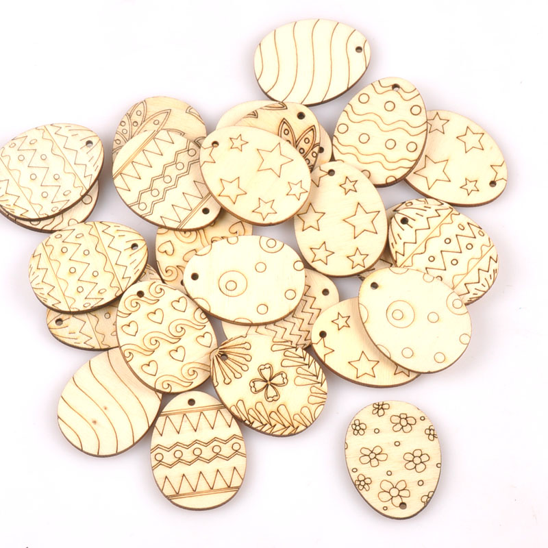 나무 드롭 매달려 장식품에 대 한 25Pcs 혼합 된  - Embellishments For Scrapbooking 리뷰 및 가격