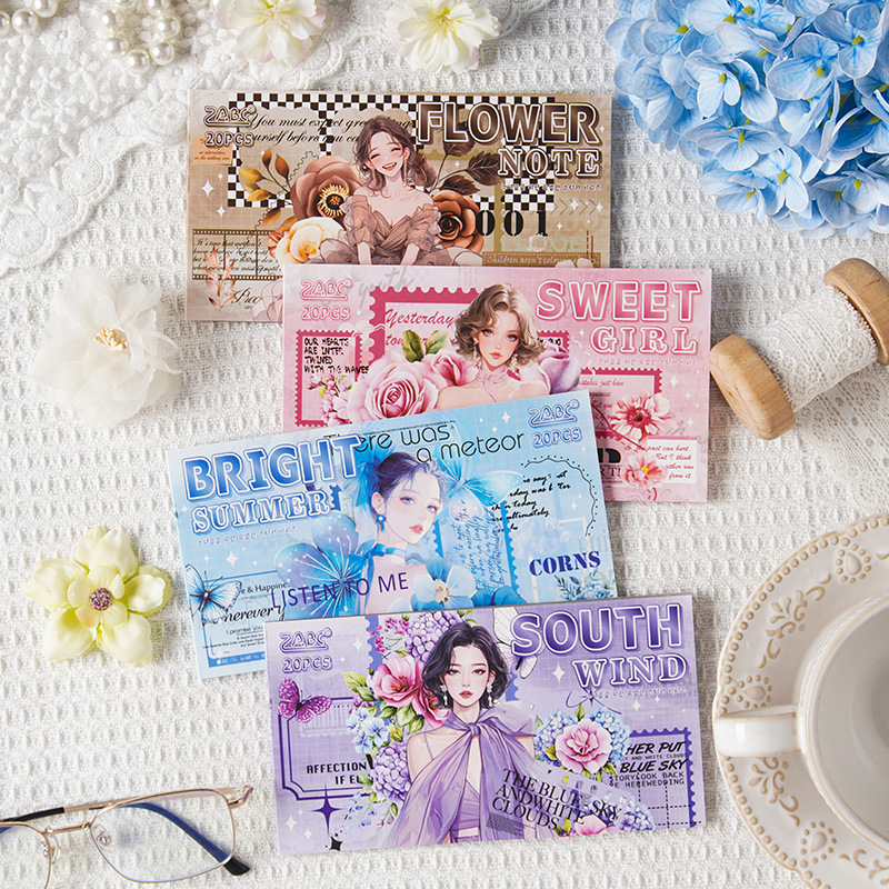 20pcs 귀여운 소녀 애완 동물 스티커 책, 카와이  - Embellishments For Scrapbooking 리뷰 및 가격